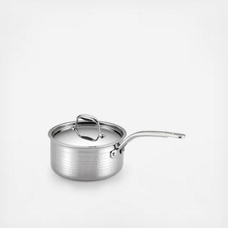 Martellata Tri-Ply Stainless Steel Covered Saucepan