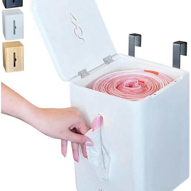 AYOS Trash Bag Holder - Premium Garbage Bag Dispenser (White - Costco Size)
