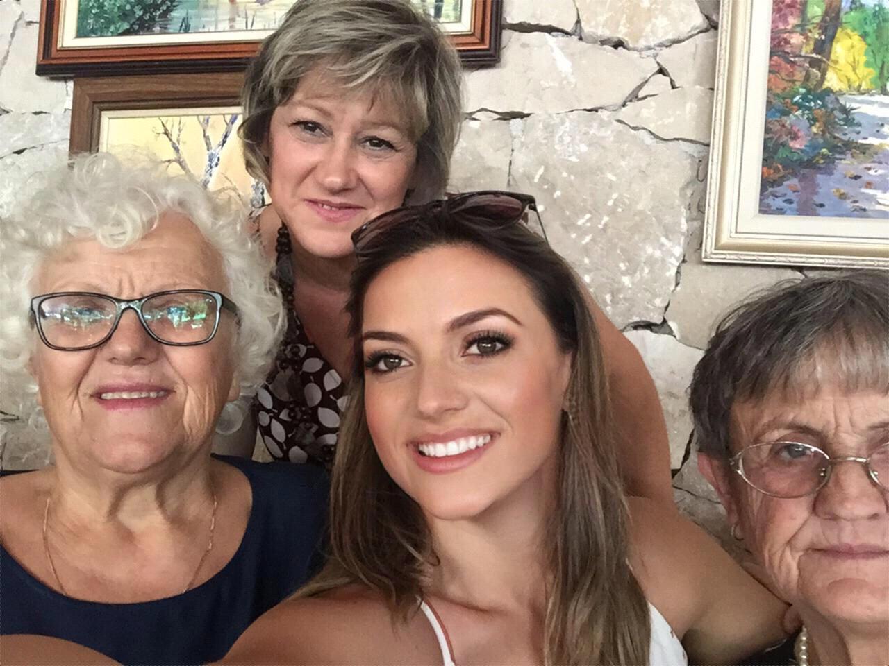 With my aunts