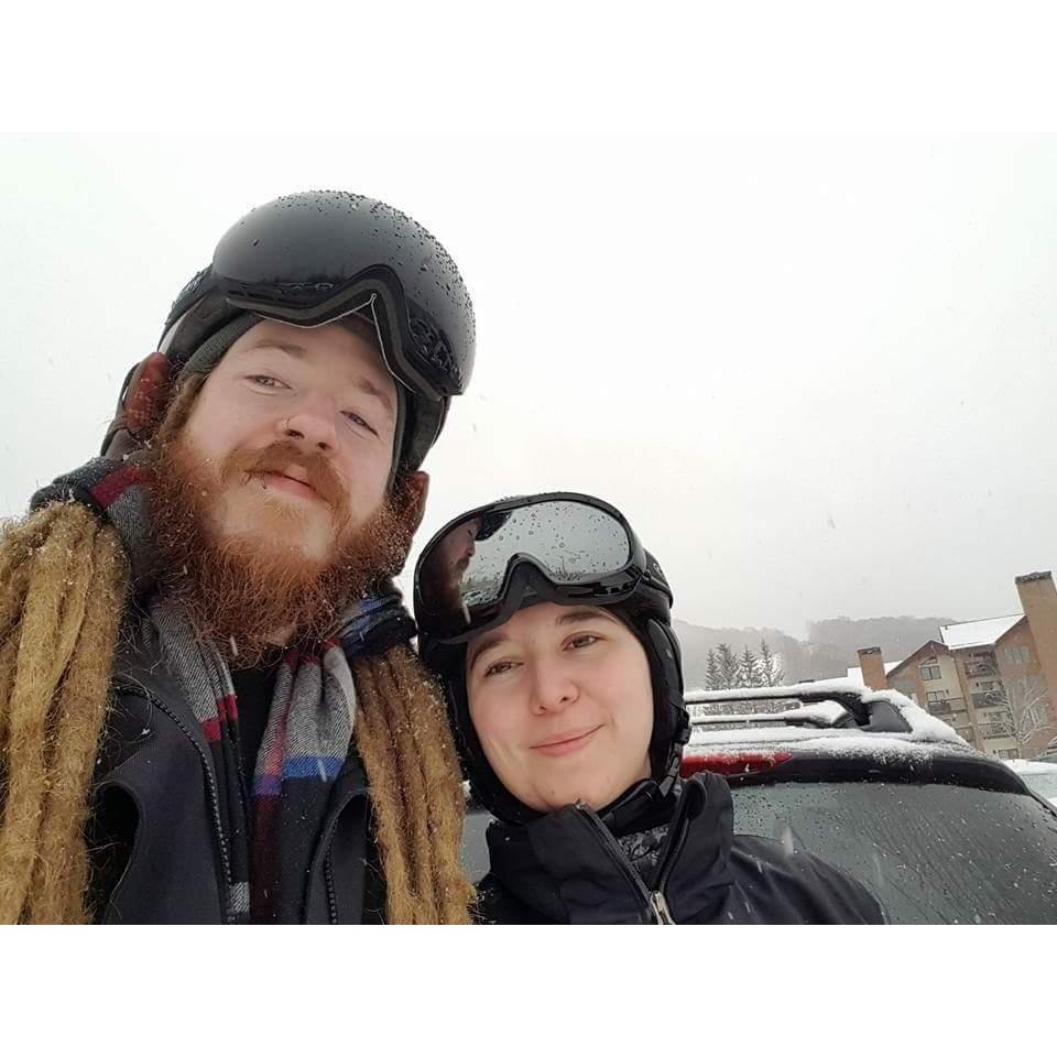 Snowboarding at Pico Mountain