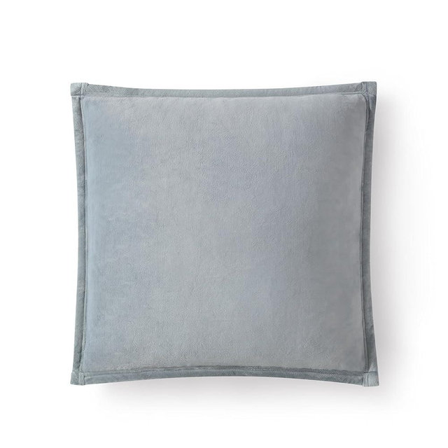 UGG® Coco 2-Pack Decorative Pillows – Ultra-Soft and Cozy 20" x 20" Plush Accent Pillows, Perfect for Sofa, Bed, or Living Room Décor, Machine Washable (Seal Gray)