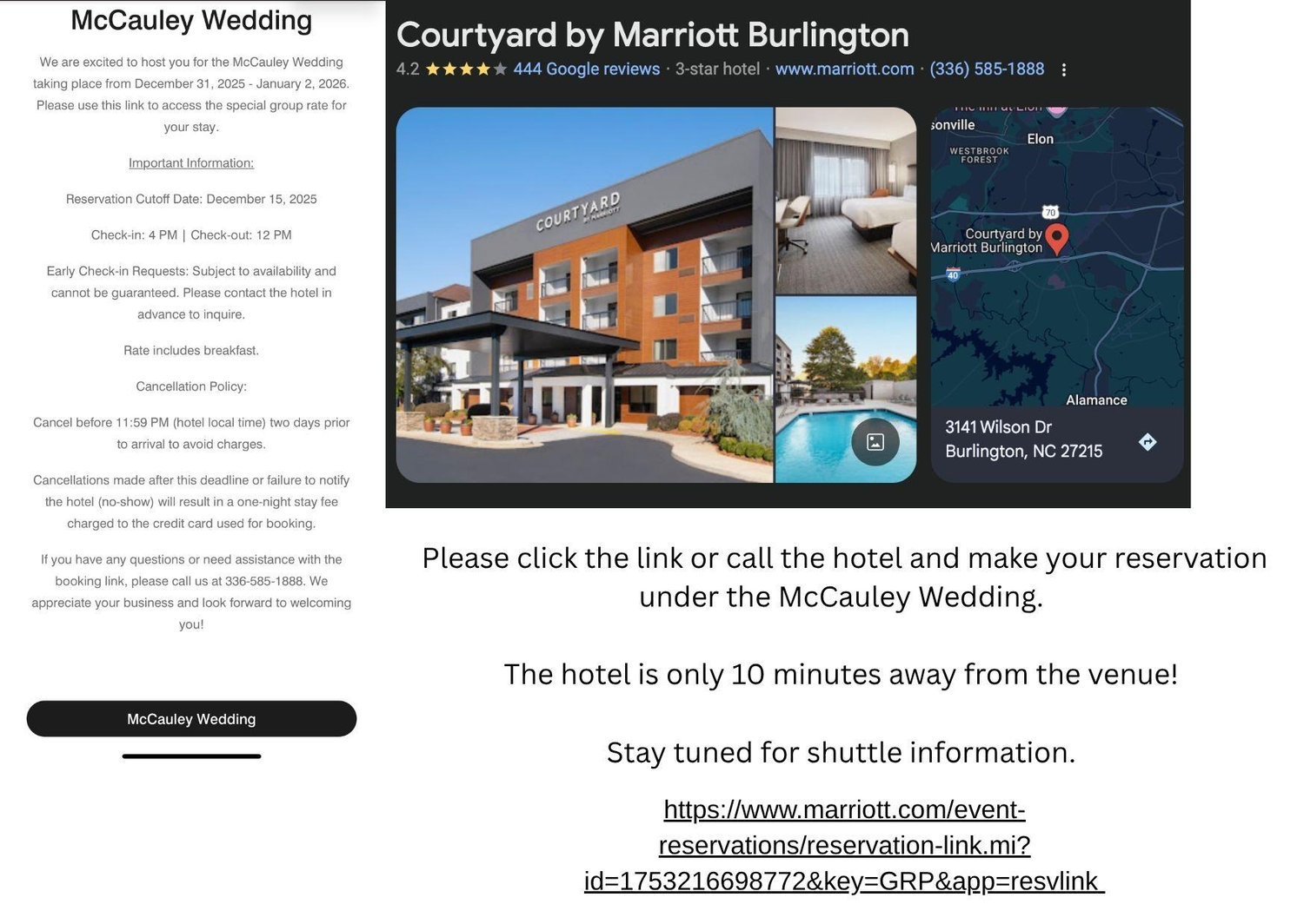 The Wedding Website of Hannah Jones and Joshua McCauley