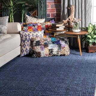 Hand Woven Chunky Loop Jute Area Rug