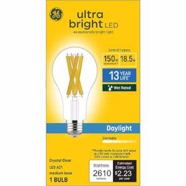 GE 150 Watt EQ A21 Daylight Dimmable LED General purpose Light Bulb