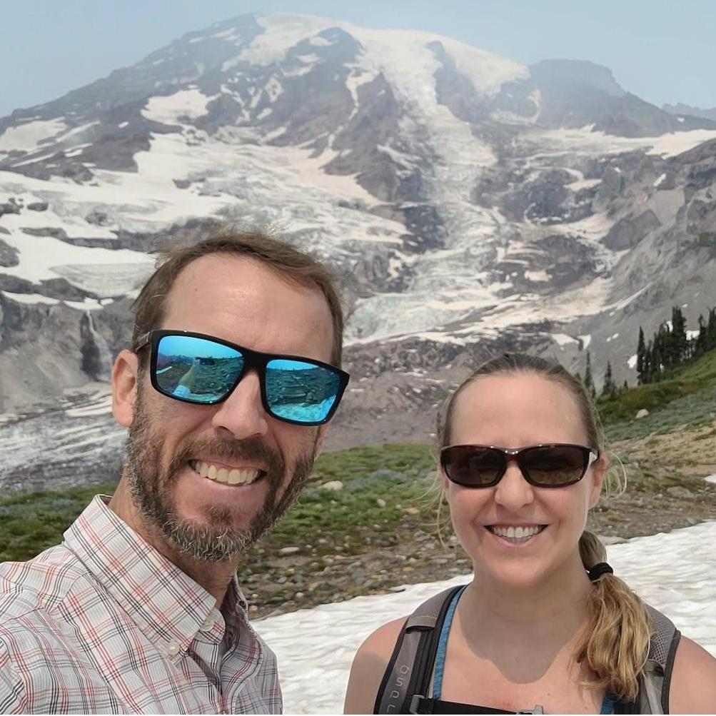 Hiking at Mount Rainer National Park