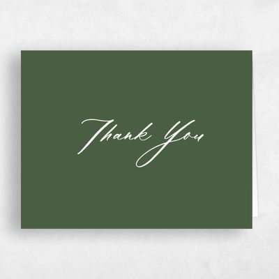 Multi-Colored Wedding Thank You - Uzes Landscape