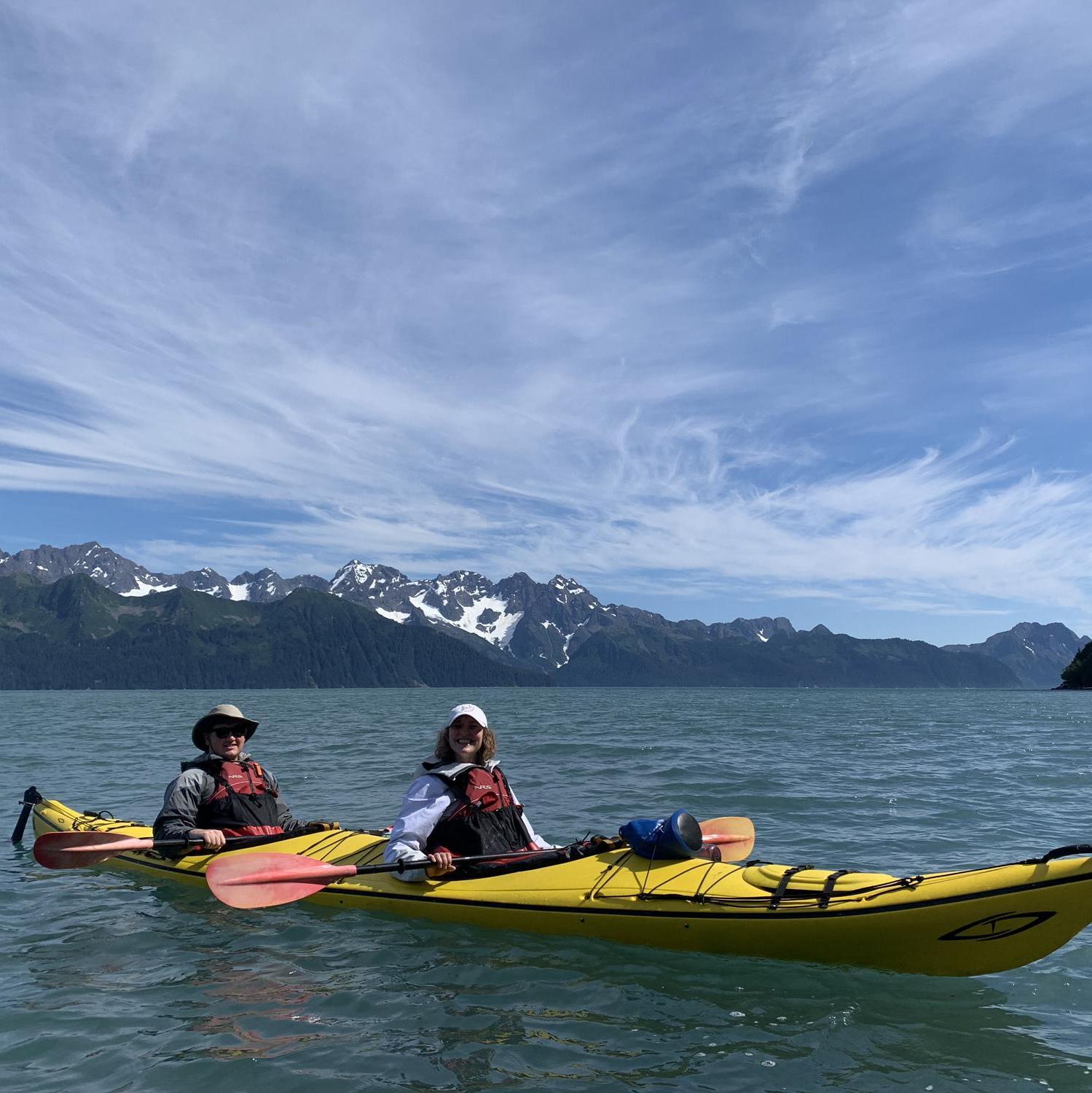 Kayaking through Kenai Fjords National Park (July 2022)