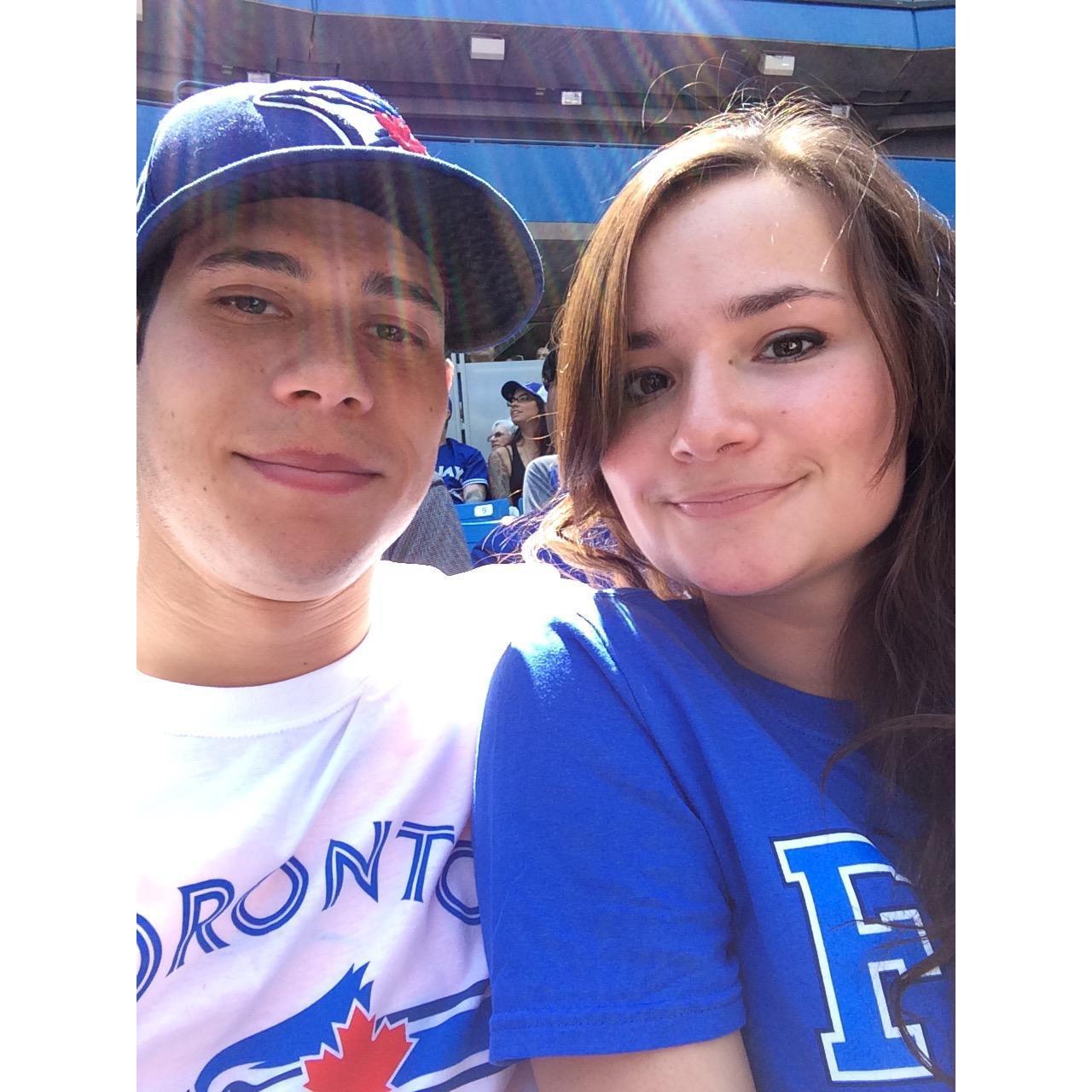 First Jays game together in 2014!