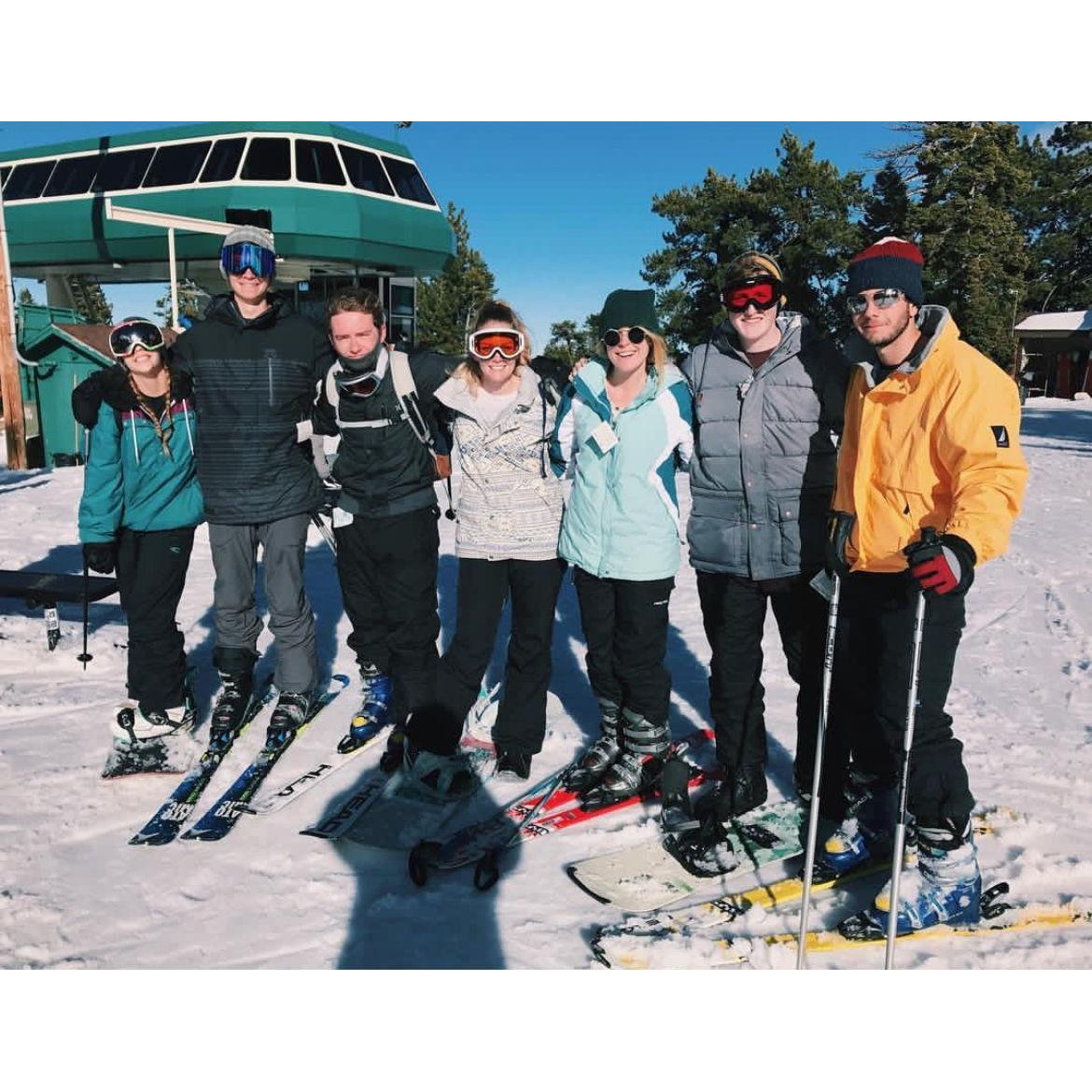 Our first ski trip with our closest friends <3