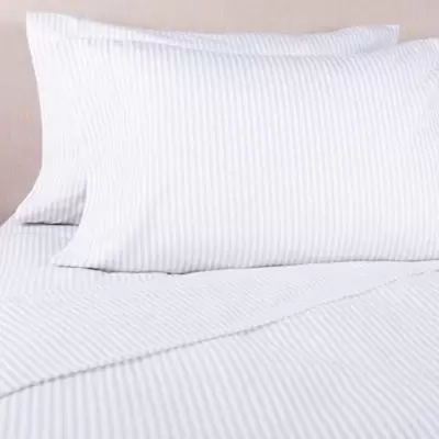 Bee & Willow™ Home Striped Flannel Standard Pillowcase in Ivory/Grey