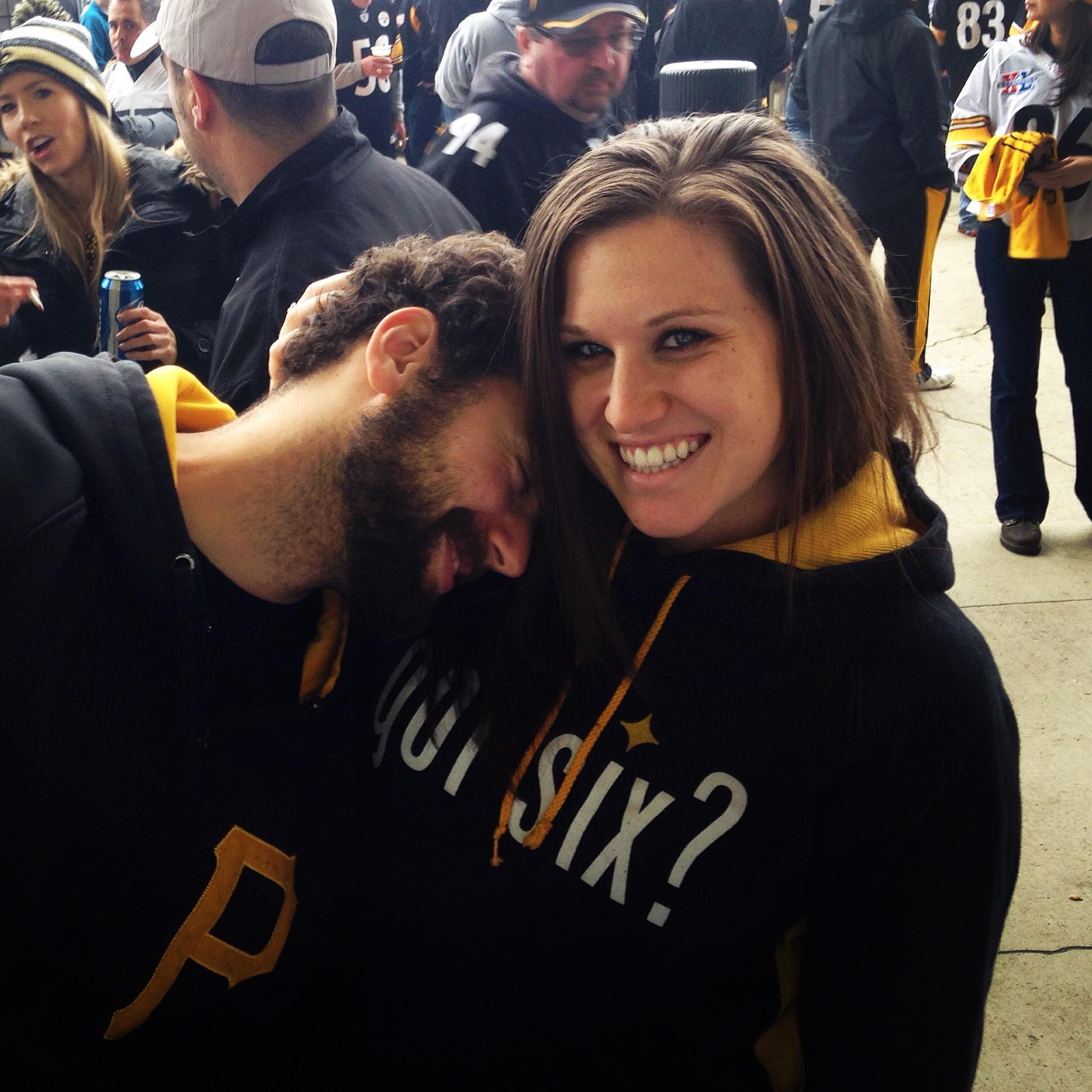 Our first Steelers game!