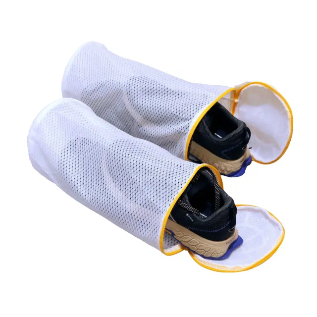 Garnen 2 Pack Shoe Washing Bag, Reusable Sneaker Shoe Laundry Bags for Washer Dryer Machine, Durable Mesh Washing Bag For Running Shoes, Socks, Bras