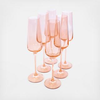 Estelle Champagne Flute, Set of 6