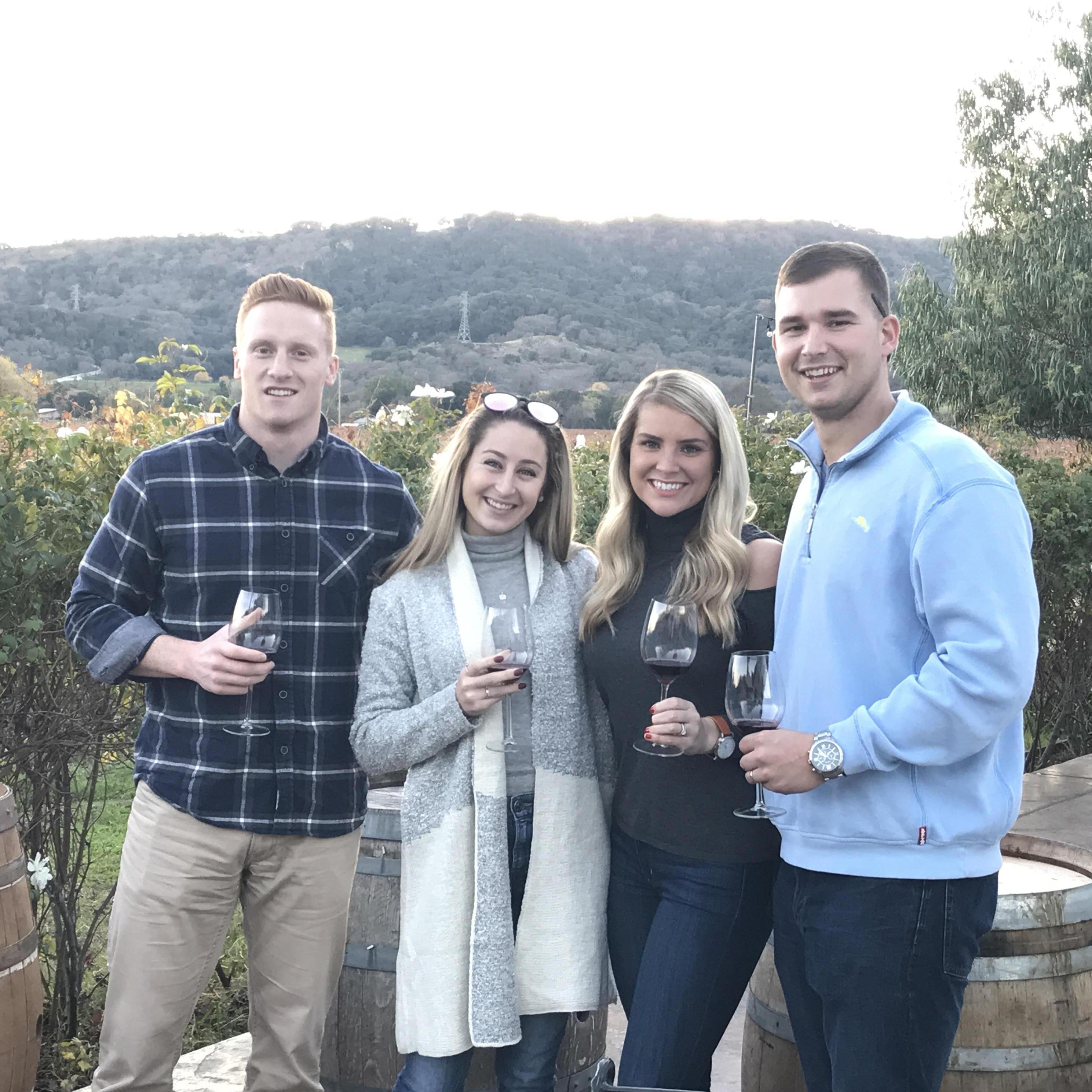 Napa Valley with Mitch and Jess