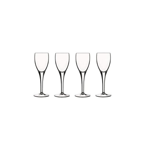 Luigi Bormioli Michelangelo 2.25 oz Liqueur Glasses (Set of 4), Clear