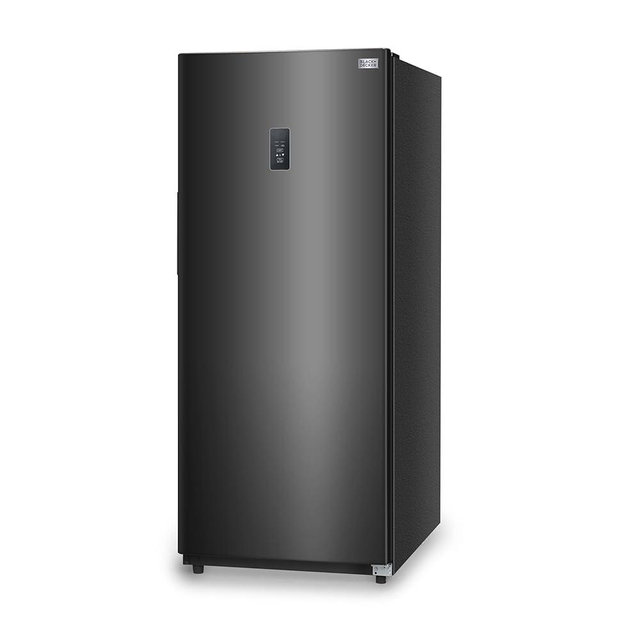 BLACK+DECKER 17 Cu. Ft. Convertible Freezer Refrigerator, Upright Freezer with Glass Shelves, ENERGY STAR rated, Frost Free, BUC1700XB, Black