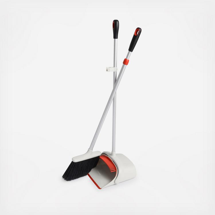 Oxo Compact Dustpan and Brush Set, White