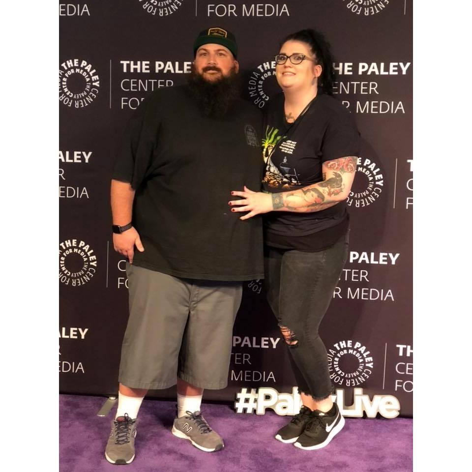 At the Paley Center in Beverly Hills for the Marilyn dress exhibit! October 2018