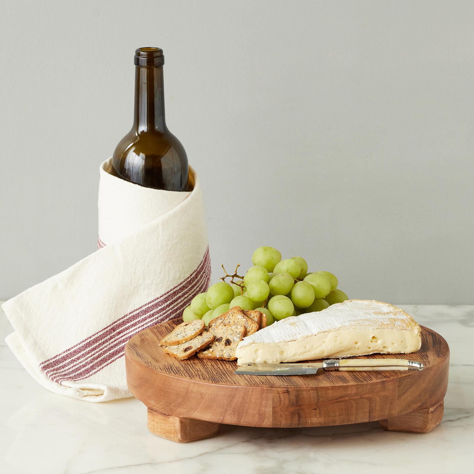 etuHOME Classic Small Round Reclaimed Wood Trivet - Thumbnail 3