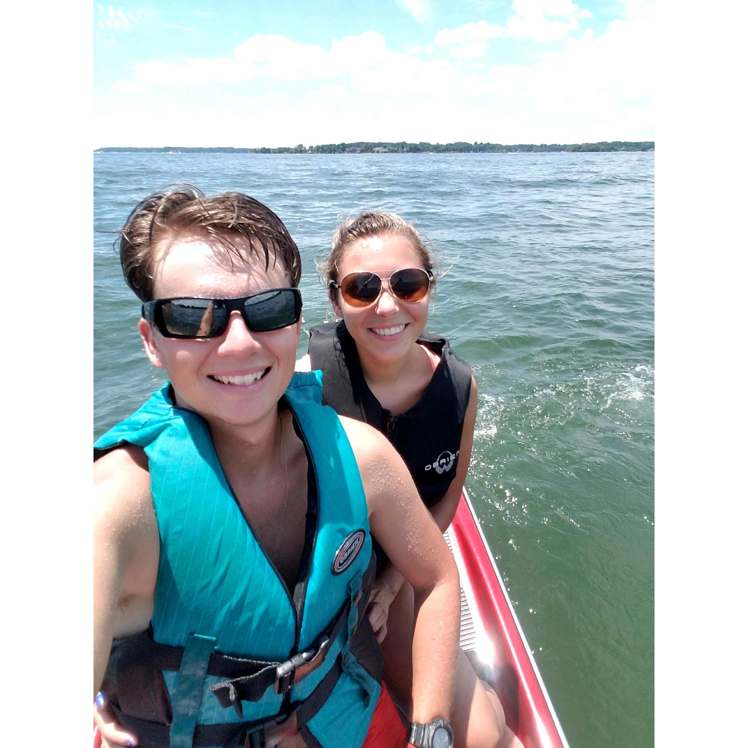 Jet Skiing at Lake Norman, NC over July 4th weekend
