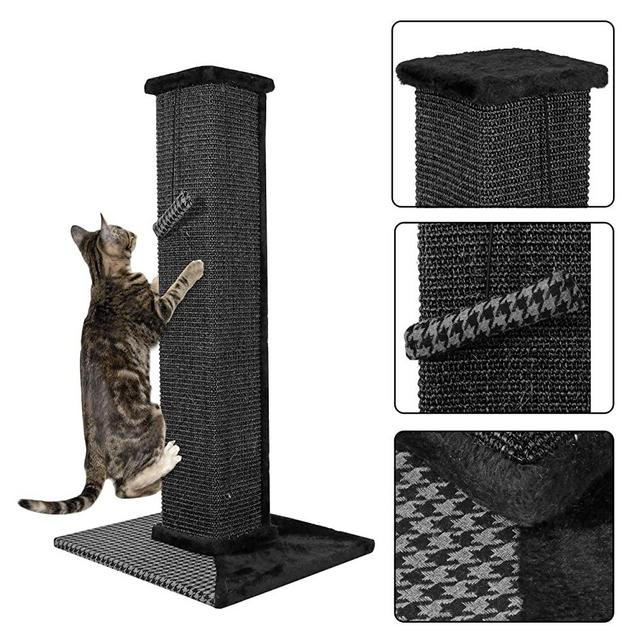 Nova Microdermabrasion 32Inches Ultimate Cat Scratching Post Sisal Scratching Post for Cats Kitty Kittens