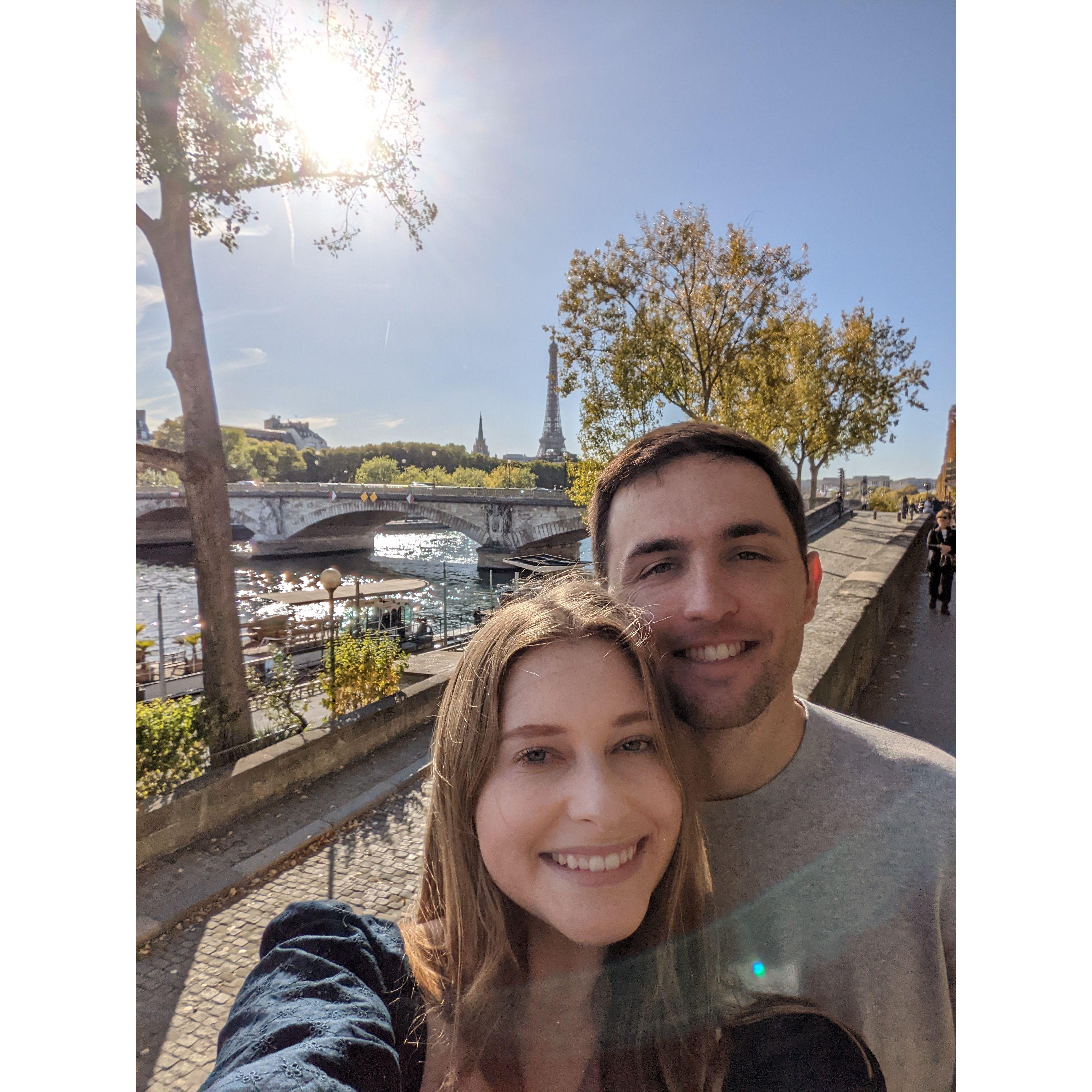 exploring paris before our engagement photos!!