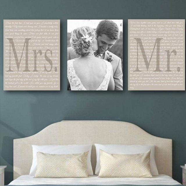 Wedding Vow Art - set of 3