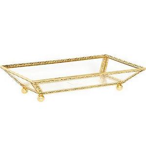 Antique Gold Display Tray