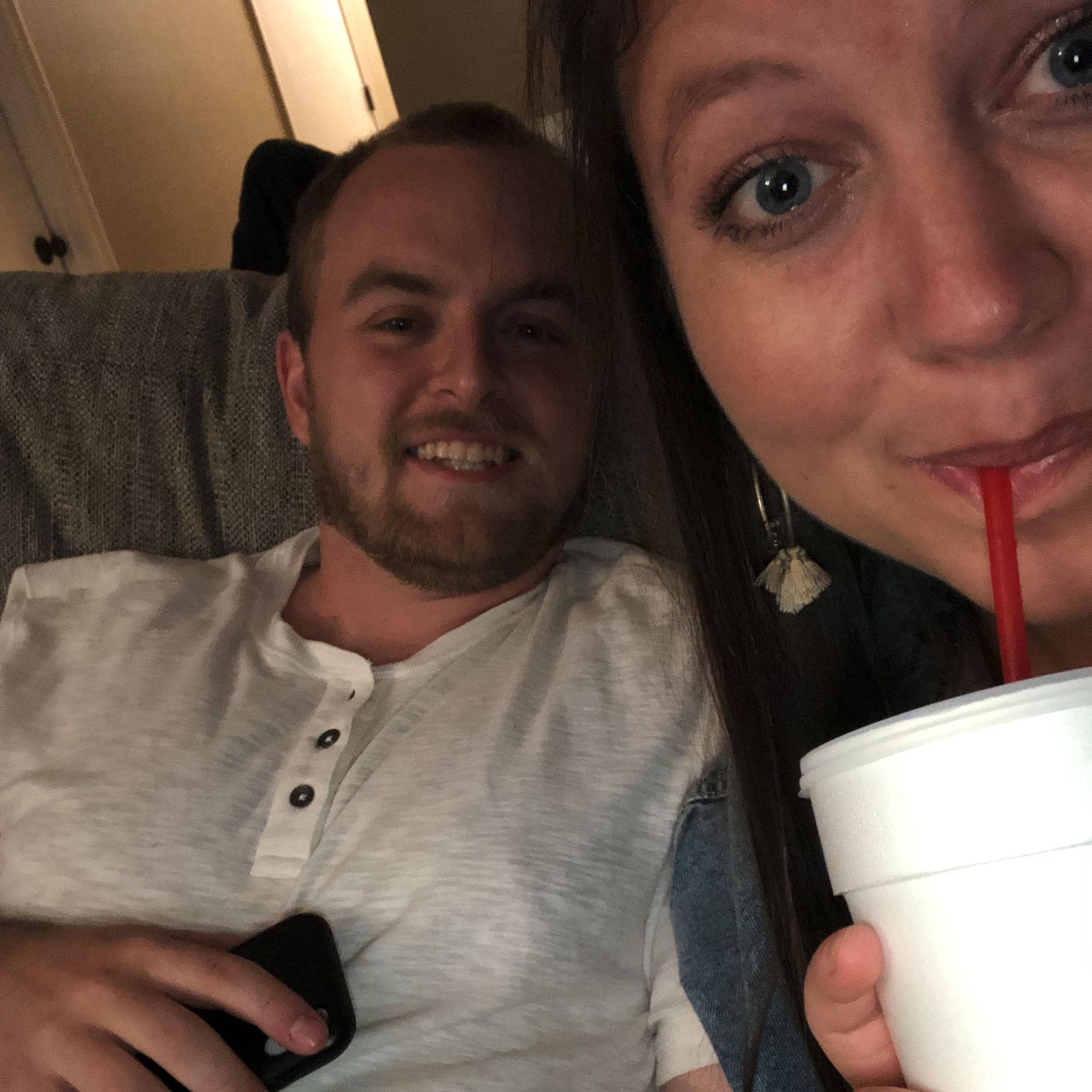 Our first picture together, date three.