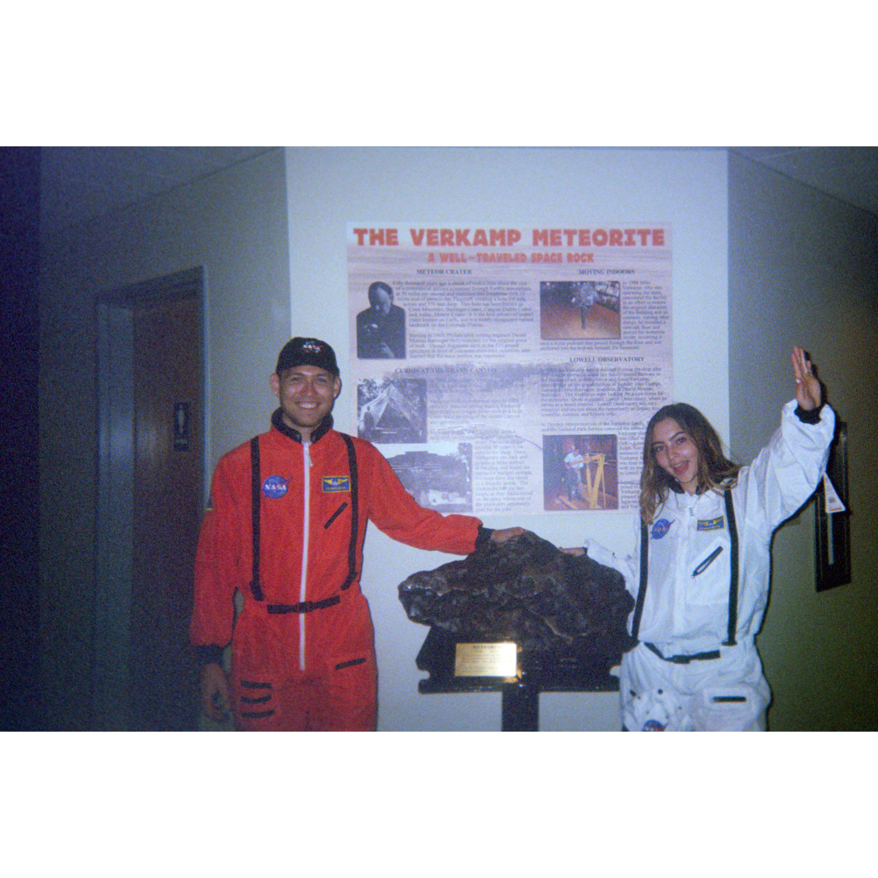 Our Arizona trip... this was a real meteor !
