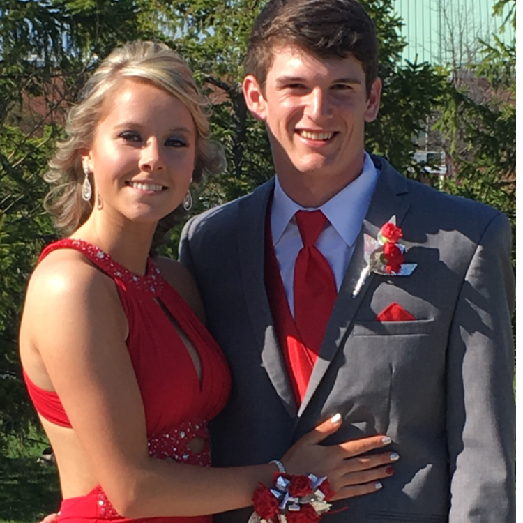 My junior year and his senior year prom!