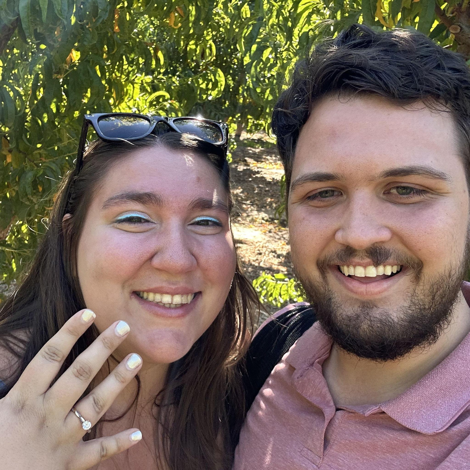 The proposal at Apple Annie's!