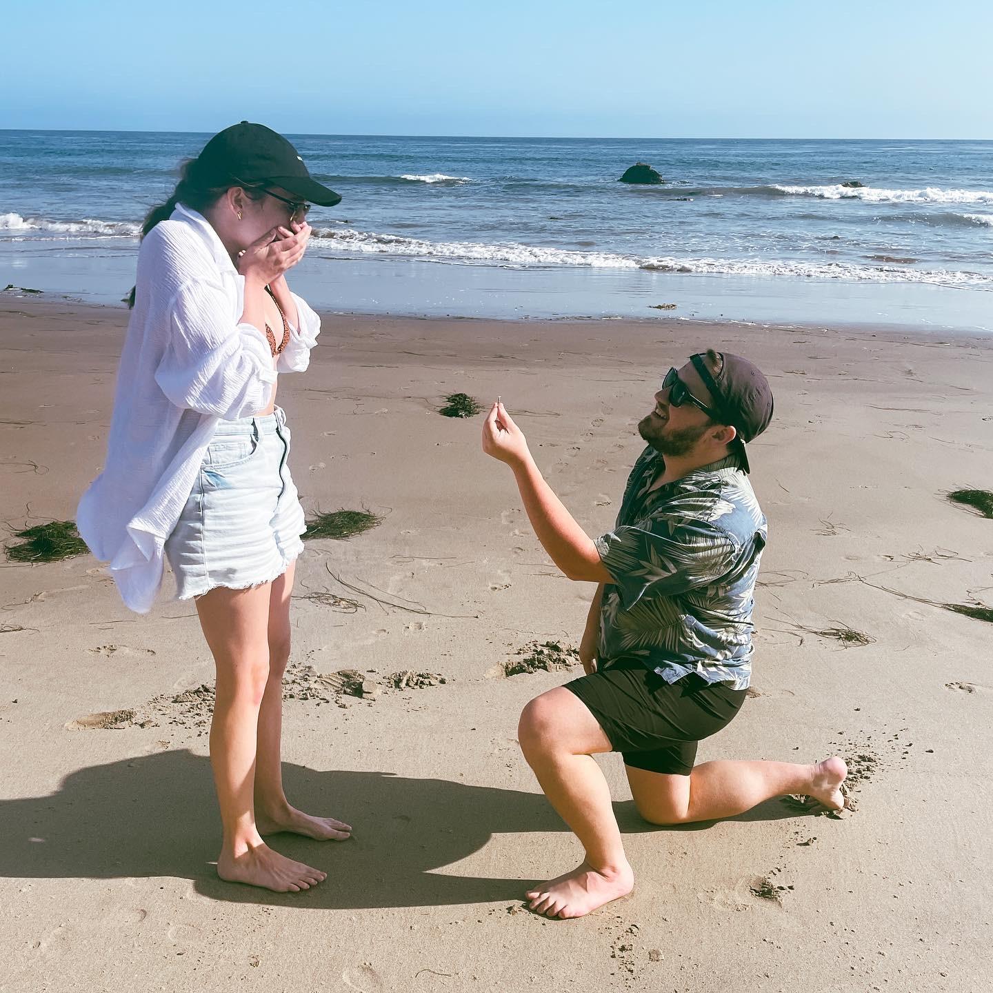 Our second proposal in Malibu! Not staged! 