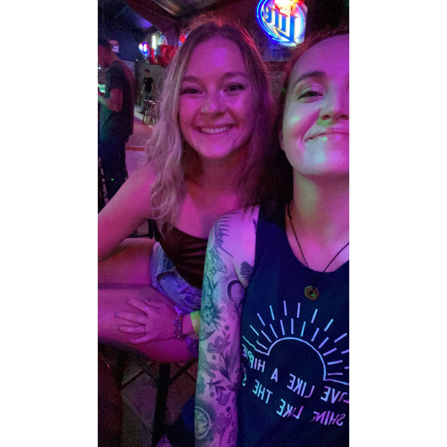 Local dancing hangout with Shyla in Jacksonville, NC.