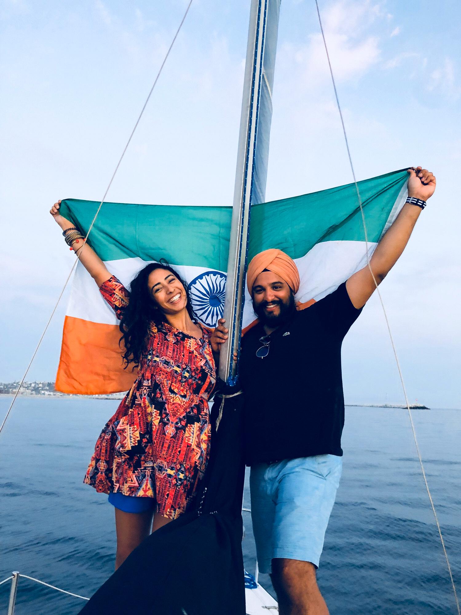 Sailing the Pacific on the "Fitteh Mooh"