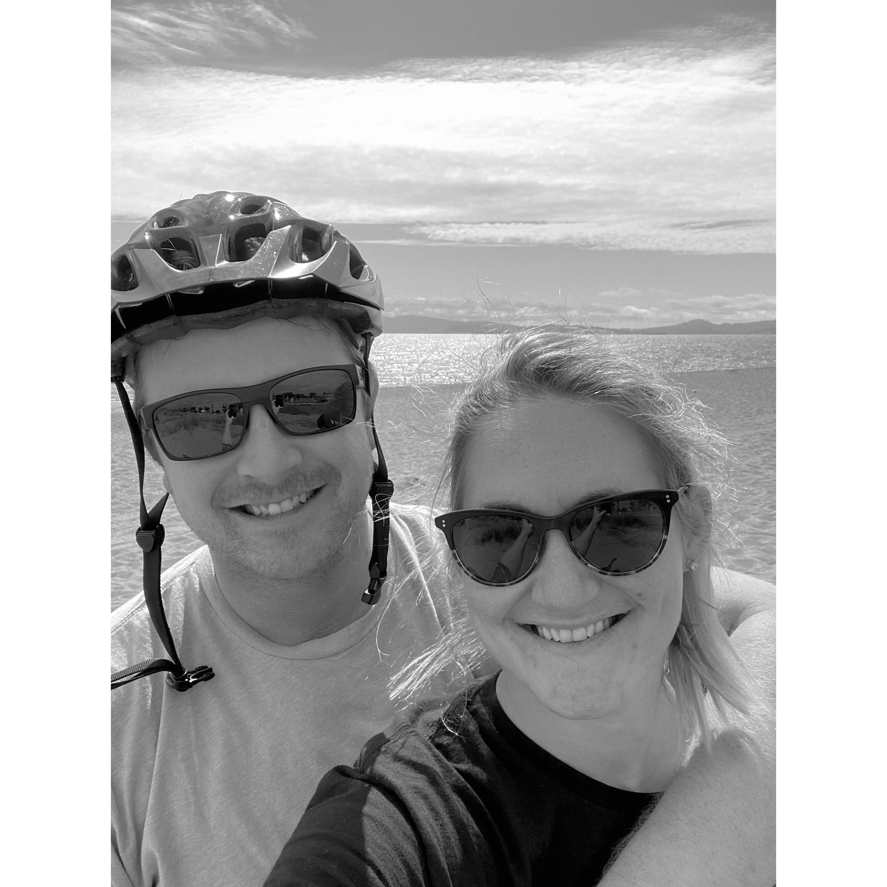 April 2020 when we picked up a new hobby of bike riding around Alameda.