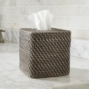 Sedona Grey Square Tissue Box Cover