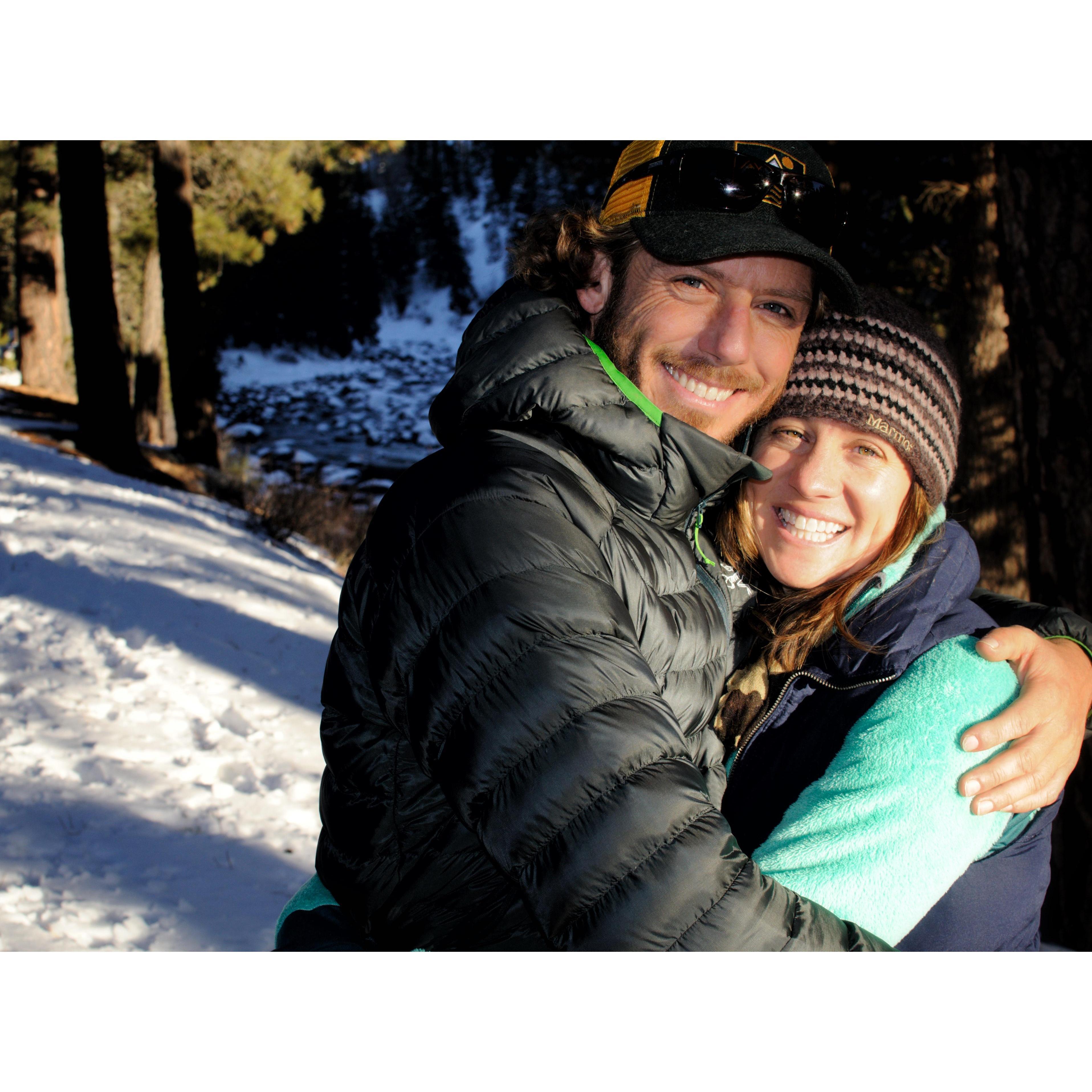 Just a few days after he popped the question- we headed down to where we will eventually get married