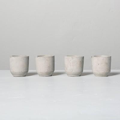 4pk Mini Citronella Cement Candles - Hearth & Hand™ with Magnolia