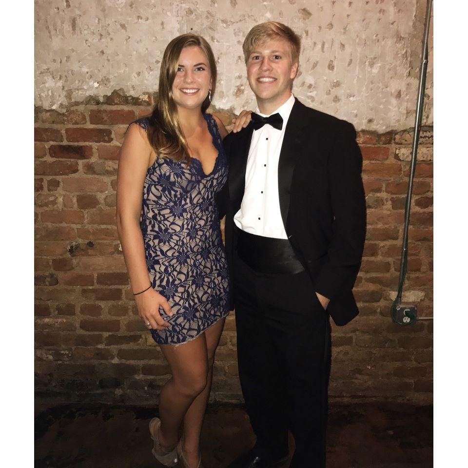 Our kinda first date at Triangle formal that Nick set us up on in 2017.