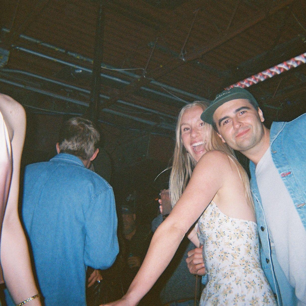 Partying after proposal!