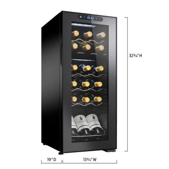 Wine Enthusiast 18-Bottle Dual Zone MAX Compressor Wine Cooler