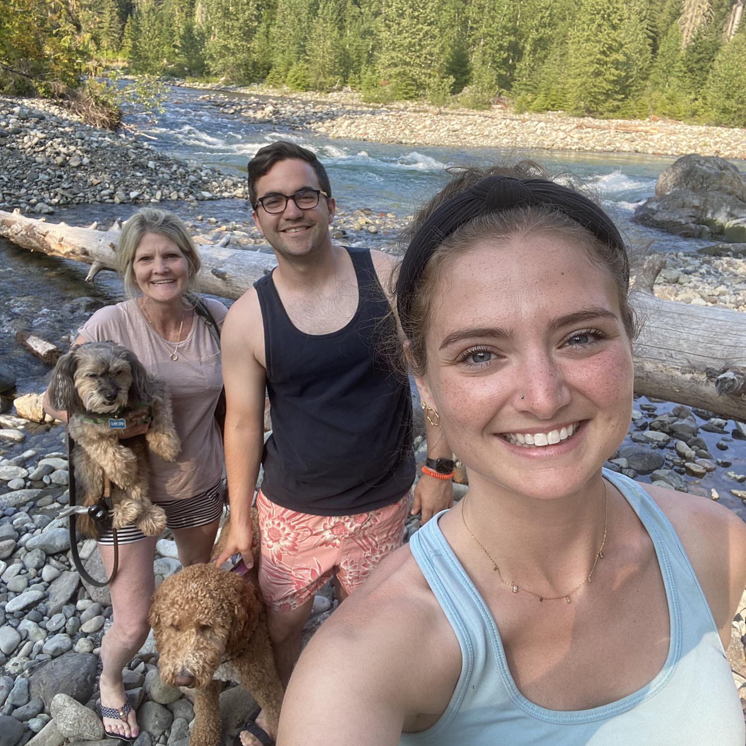 Camping in Cle Elum w/ Tessa's mom, Evelyn, 2022