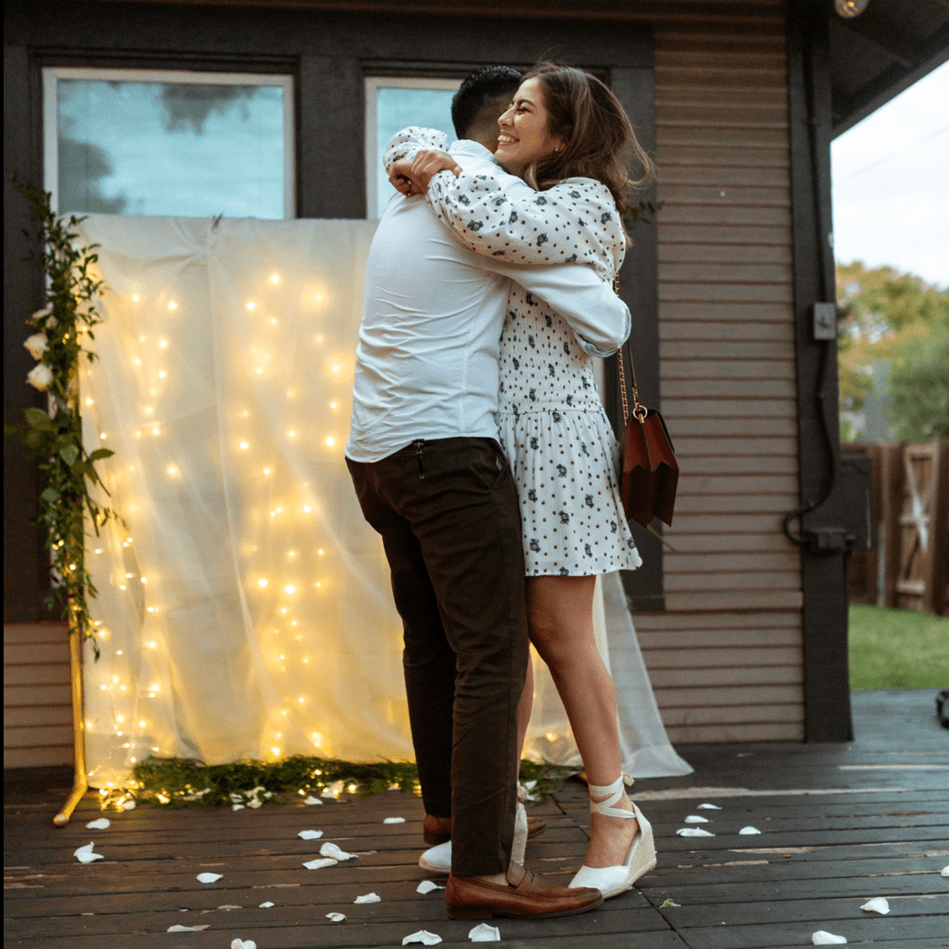 October 2020: She said yes!