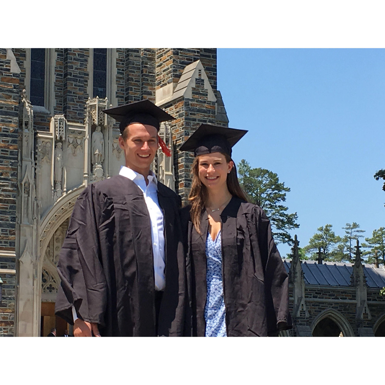 In May 2018, Christie and Simen graduated from Duke and their families met for the first time!