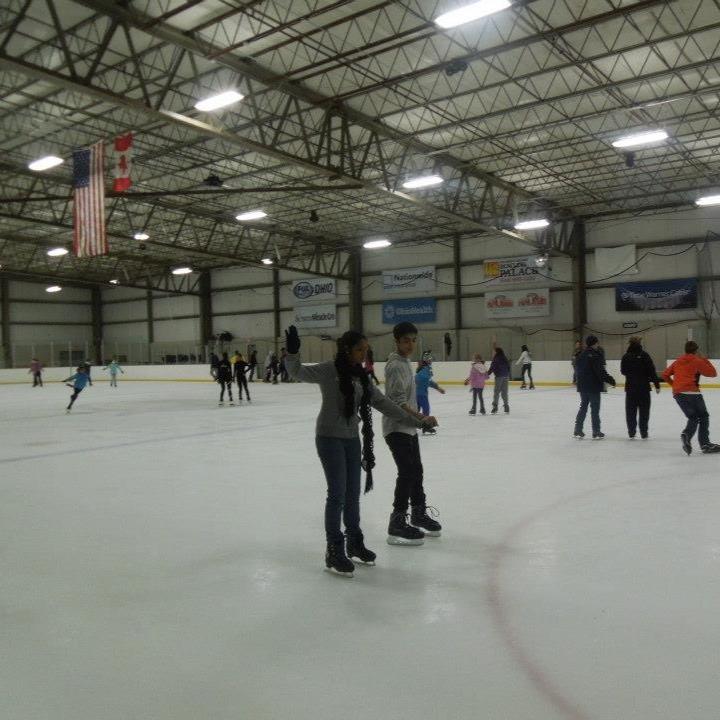 Ice Skating at the Chiller- October 2012