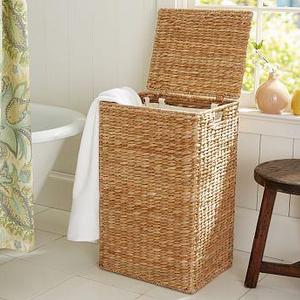 Perry Hamper with Liner, Savannah Weave