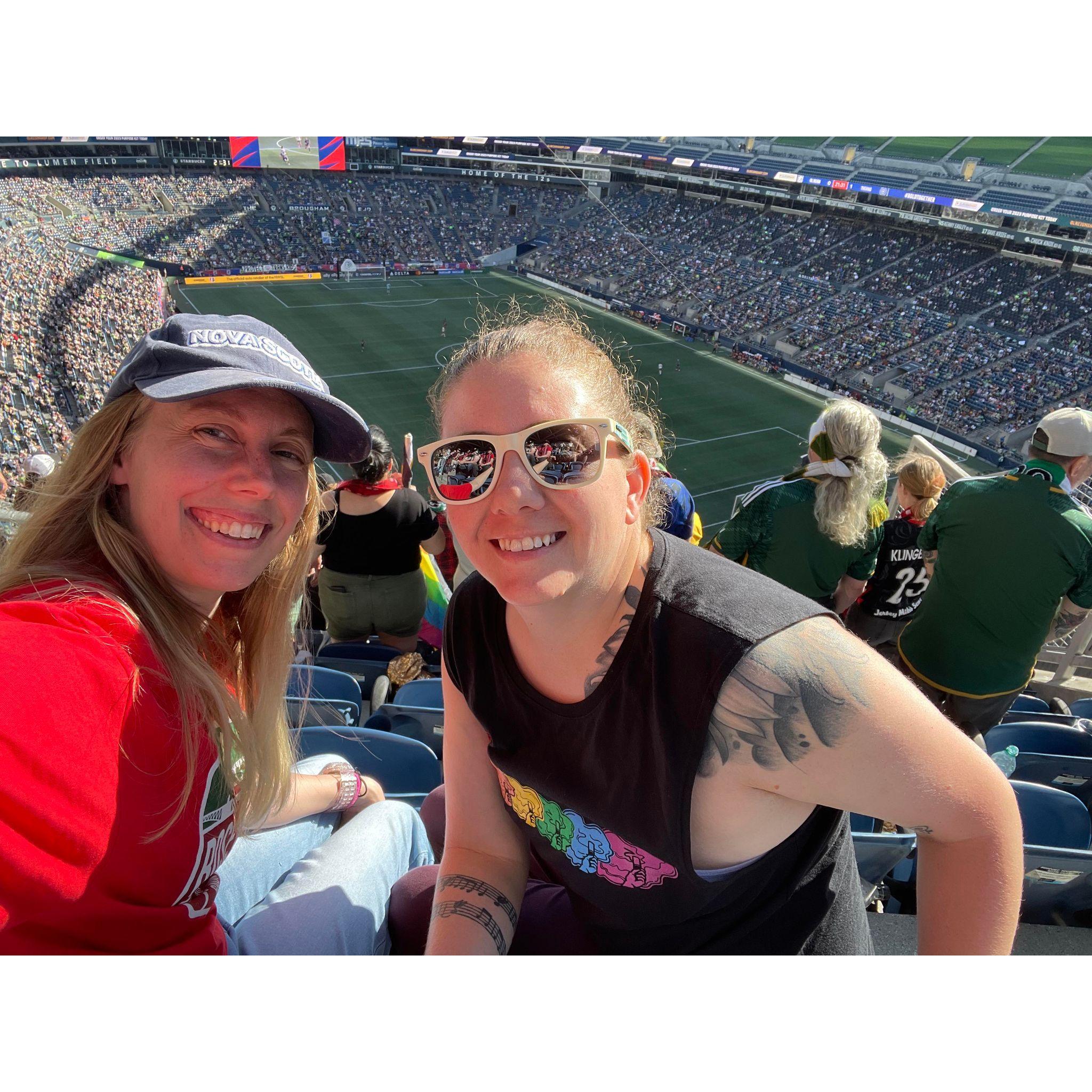 Thorns game in Seattle, PTFC!!