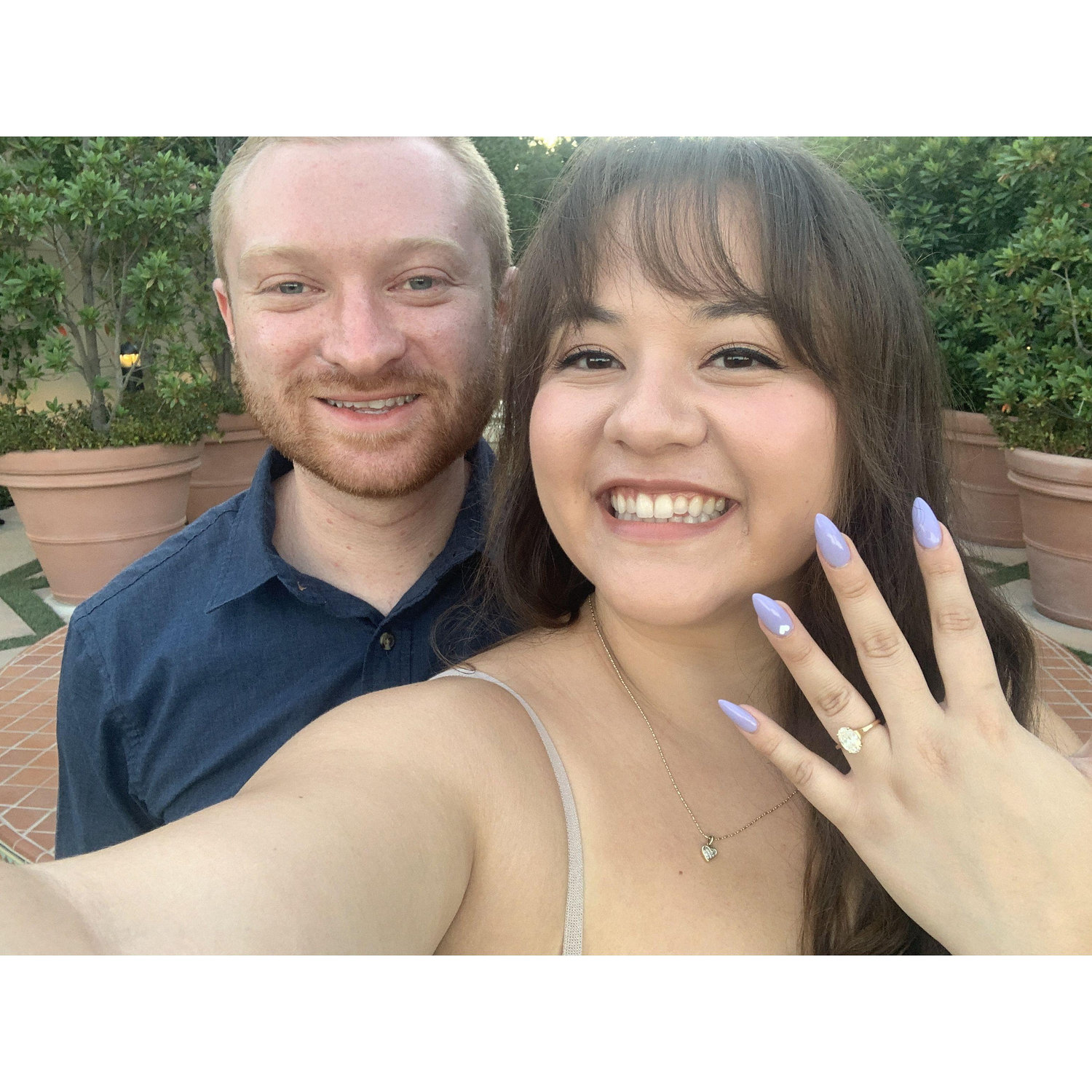 The day we got engaged! August 27th 2023