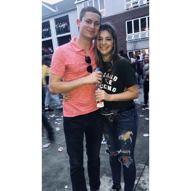 Our first picture together at palmer place fest 2019 <3